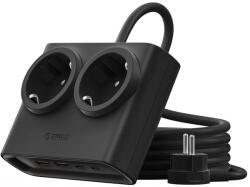 Orico Prelungitor Orico PDC25, 2 x Schuko - 2 x USB-A - 2 x USB-C, Negru (ORICO-PDC25-2A2U2C-EU-BK-EP)
