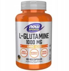 NOW L-glutamin 1000 mg 120 db növényi kapszula Now Foods (733739000941)