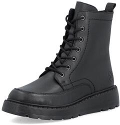 Rieker Botine dama din piele naturala, Rieker 70410-00, negru