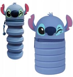 COOLPACK Disney Core Szilikon Tasak Összecsukható Tolltartó Stitch Fejjel (5903686380990)