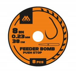 Mikado Feeder bot Push Stop horog sorjamentes No. 8 damil: 0.23mm/38c (HFB805BP-08)