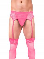 Pinko Prowler Pink Lace Garter Set Medium (57-PR008-GARTER-P-M)