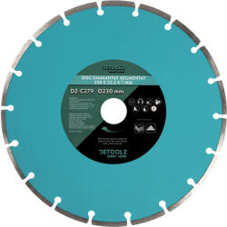 DETOOLZ Disc diamantat segmentat 230x25.4x7mm Disc de taiere