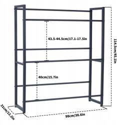  Dfeng italtartó rekesz 9 rekeszhez, fém italtartó 98x31x114, 5 cm (B0CZDKDB79)