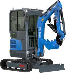 Rippa Miniexcavator 1, 8 tone, cu cabina, motor Kubota 16 CP, RIPPA R18 PRO (R18PROCAB)
