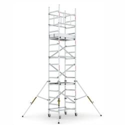 Bisonte ProTUBE Mini 7 Schela mobila profesionala din aluminiu H lucru 6, 8 m