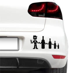 4 Decor Sticker auto - Iubitor de vin