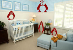 4 Decor Sticker Patru Pinguini - beestick-deco - 128,00 RON