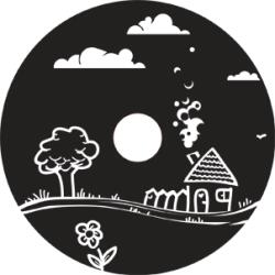 4 Decor Sticker Ceas de Perete Povesti cu Zane