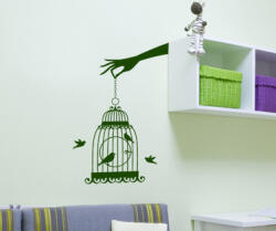 4 Decor Sticker Pasari si colivii - beestick-deco - 110,00 RON