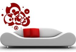 4 Decor Sticker Bule Abstracte - beestick-deco - 131,00 RON