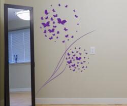 4 Decor Sticker Papadie din fluturi - beestick-deco - 165,00 RON