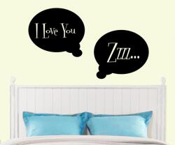 4 Decor Sticker I love you. . . Zzzz - beestick-deco - 58,00 RON