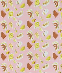 Petit Friture Tapet Courtyard Mosaique roz (D0840101)