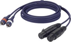  Cablu audio 2 XLR-RCA tata DAP FL25150