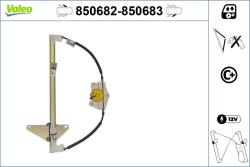 VALEO Mecanism actionare geam VALEO 850682 (850682)