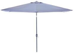 Naterial Umbrela terasa Naterial, de perete, aluminiu/poliester, 262 x 135 cm, H 240 cm, Gri