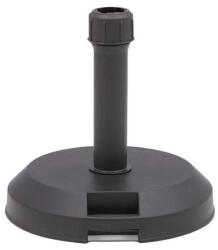 Naterial Suport umbrela terasa Naterial, beton, 18 kg, O 38.50 cm, H 8 cm, Negru
