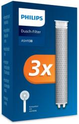 Philips Dus filtrant Philips ASH1516CH, 3 filtre de schimb, alb, elimina clor si impuritati (75272452)
