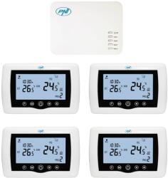 PNI Termostat Inteligent PNI CT440, Wireless, WiFi, Control 4 Zone, Alb (82138337)