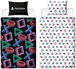 Playstation Set de lenjerie de pat PlayStation, design reversibil, 135 x 200 cm, oficial (88865985) Lenjerie de pat