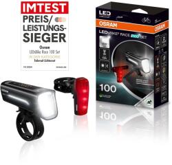OSRAM Set de lumini pentru bicicleta OSRAM LEDsBIKE Race 100, 100 lux, reincarcabil, 3 moduri (71755250)