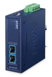 PLANET IP30 Compact size Industrial convertoare media pentru rețea Albastru (IXT-815AT)