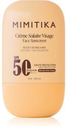 Mimitika Sun Face Sunscreen SPF50 ápoló arckrém barnulás elősegítésére SPF 50 50 ml