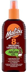 Malibu Accelerator Beach Oil MALIBU bronzosító barnító olaj argán olajjal, SPF8, 200 ml (161257)
