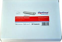 Laminare si legare Optima Folie laminare Optima, A6 (111 x 154 mm), 125 microni, 100 folii/top (OP-75006125)