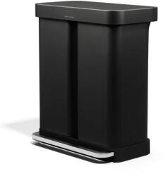 simplehuman Szabadon álló szemetes 58 l Matt fekete CW2117 (SHCW2117)