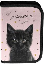 PASO Penar cu rechizite Paso Black Cat - Cu 1 fermoar (PP26BC-P001) Penar