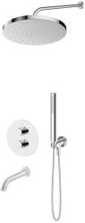 Oltens Set baterie cadă-duș Oltens Katla 34600100, cap de duș Oltens Alvo 37011100, 39100100, 39400100, 37102100, 39304100, 37200100 (36642100)