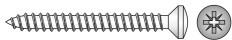 Rocast Surub Pal Cap Semibombat Otel Zincat-5.0 X 30pz2 (X0021530S)