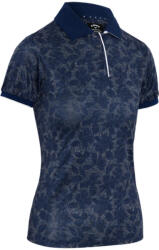 Callaway Tricou pentru femei Callaway Floral Print Polo Blue Depths XS