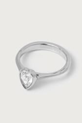 Guess inel pentru femei din oțel inoxidabil CRYSTAL LOVE 9BY2-AKDYZK_SLV (JUBR06.363JW)