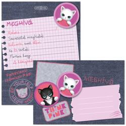 Ars Una Ars Una: Think pink cicás 10db-os meghívó szett borítékkal (50225194) - innotechshop