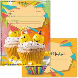Ars Una Ars Una: Muffin mintás 10db-os meghívó szett borítékkal (90224164) - innotechshop