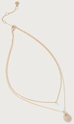 DKNY lănțișor cu pandantiv pentru femei din metal cu zirconiu cubic 9BY2-AKDYW7_GLD (04N00371)
