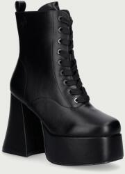 Koi Footwear botine cu toc pentru femei Reign Lace Up Platform 9BY2-OBDUCK_99X