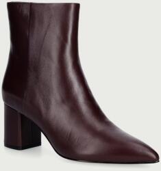 Twinset botine cu toc pentru femei din piele 9BY2-OBDU2R_83X (262TGT056.00020)