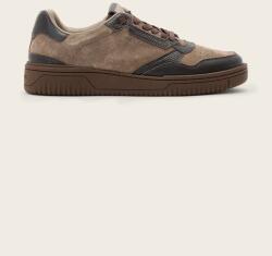 AllSaints Regan Low Top sneakers pentru bărbați din piele întoarsă 9BY2-OBMYI1_88X (M031FF)