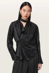 AllSaints bluză petrecută pentru femei din vâscoză ZELLIE 9BY2-BDDZKB_99X (W007PF)