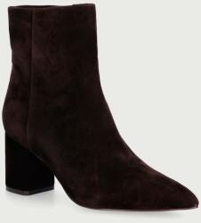 Twinset botine cu toc pentru femei din piele întoarsă 9BY2-OBDU34_89X (262TGT054.00203)