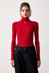 Elisabetta Franchi pulover cu guler înalt pentru femei cu vâscoză 9BY2-BUDZSP_29X (MK22B66E2)