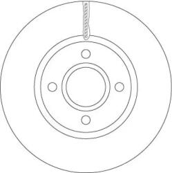 TRW Féktárcsa szellőző Ø278mm DF6509