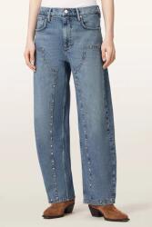 AllSaints blugi barrel pentru femei SADIE STUD JEAN 9BY2-SJDZBZ_55X (W029EF)