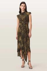 AllSaints rochie asimetrică din vâscoză PERSIA 9BY2-SUDYWG_78X (W008DE)