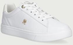 Tommy Hilfiger ESSENTIAL ELEVATED COURT SNEAKER sneakers pentru femei din piele 9BY2-OBDUDA_00X