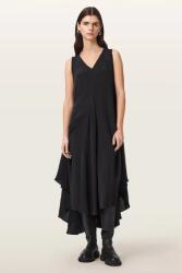AllSaints rochie asimetrică din vâscoză SYBIL 9BY2-SUDYWD_99X (W021DF)